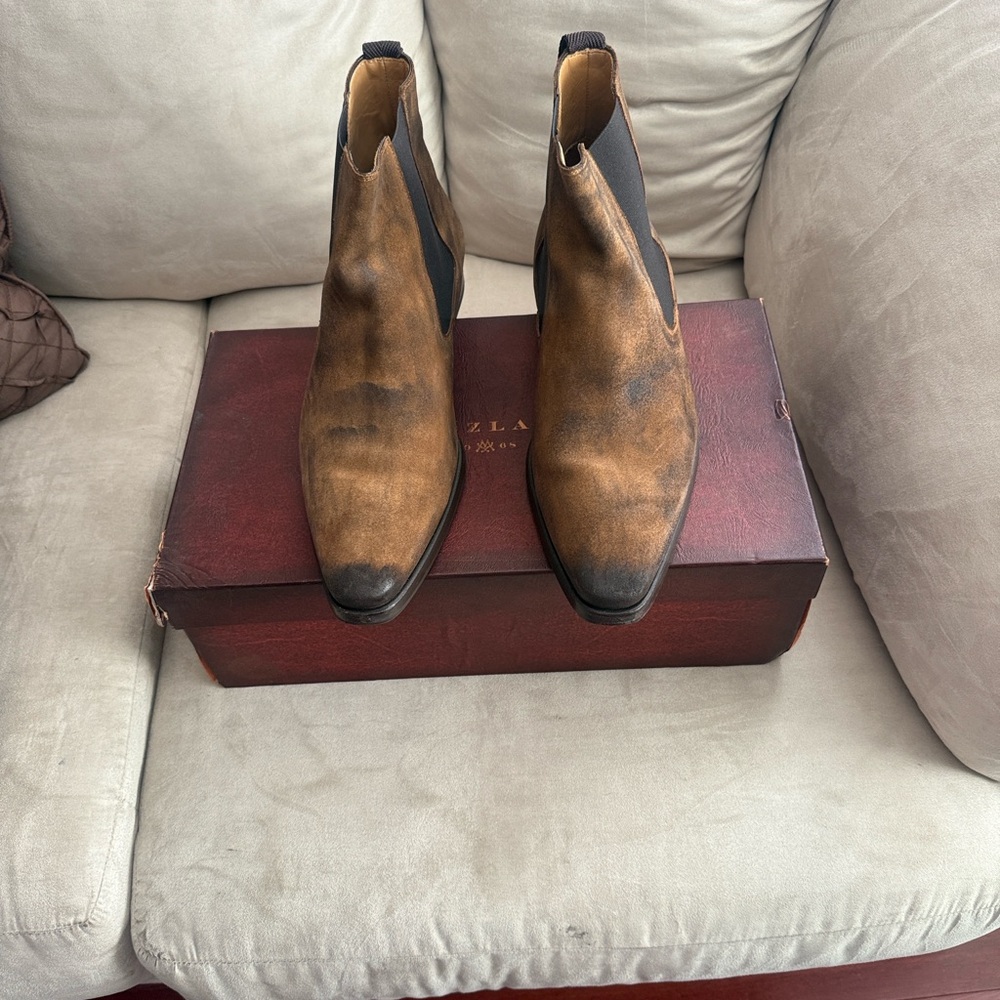 Mezlan Syracuse II Tan Leather Boots